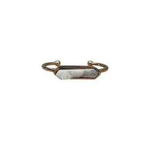 Kinsley Armelle Rose Gold Quartz Cuff Bangle Bracelet